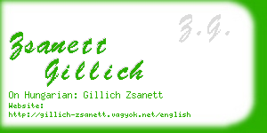 zsanett gillich business card